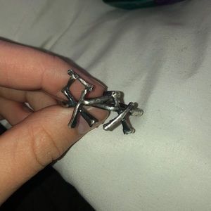 adjustable sterling silver rune rings